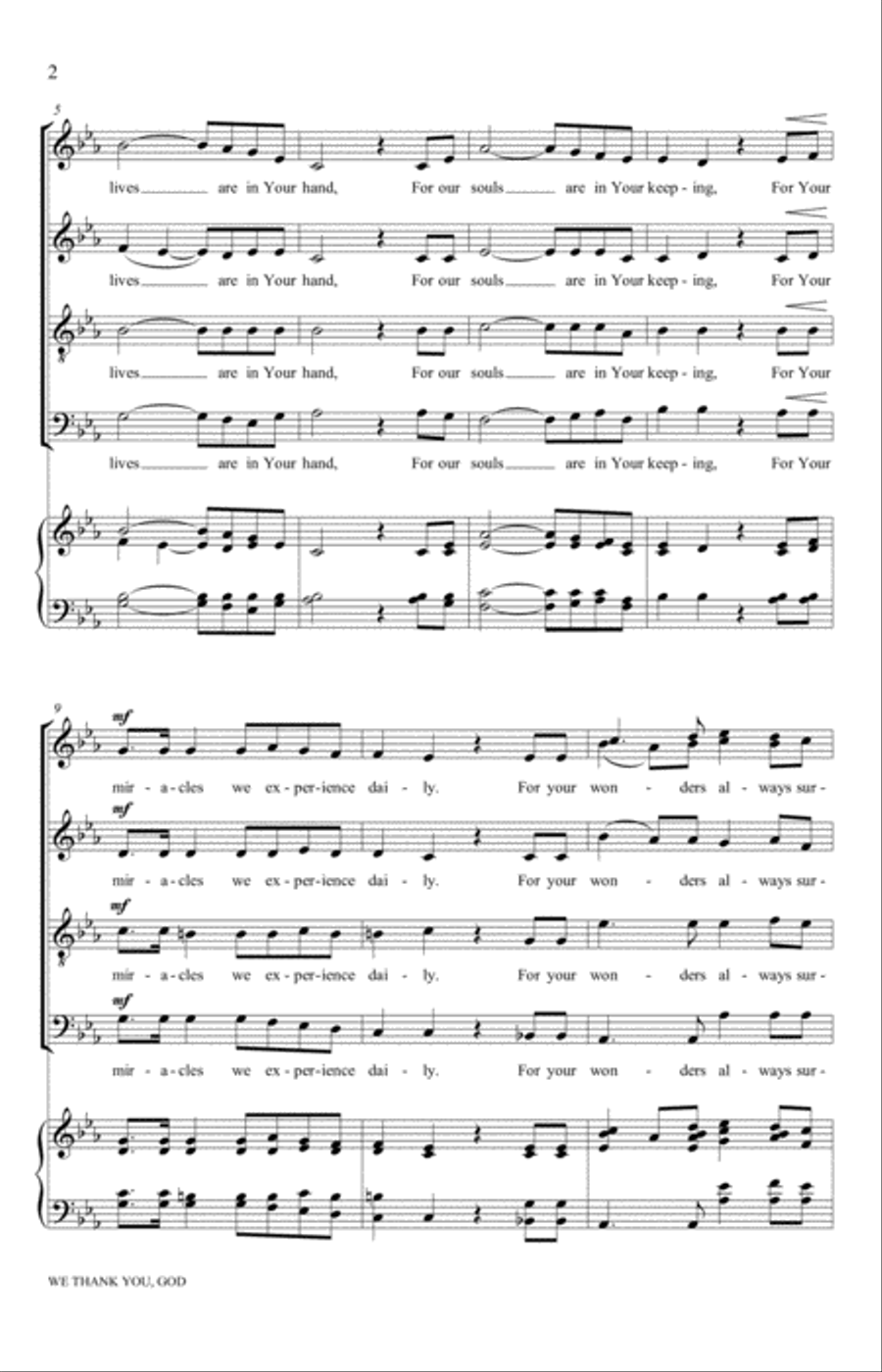 We Thank You, God 4-Part scores gallery preview page 2