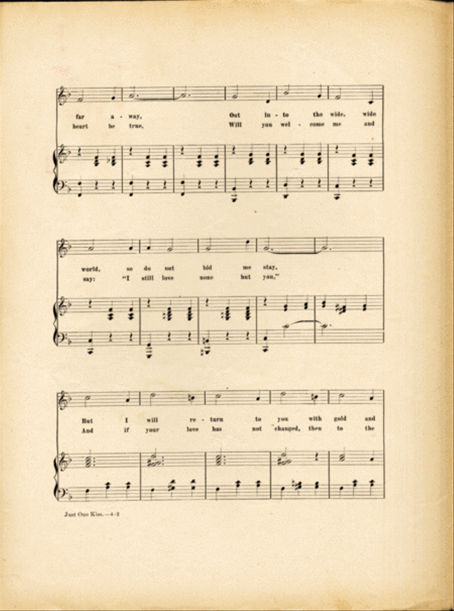 Just One Kiss Voice scores gallery preview page 3