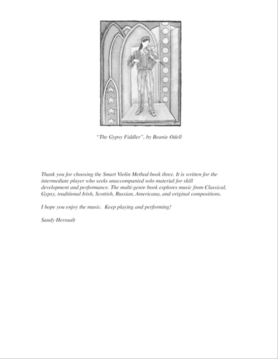 Smart Violin Method Book Three Violin Solo scores gallery preview page 3