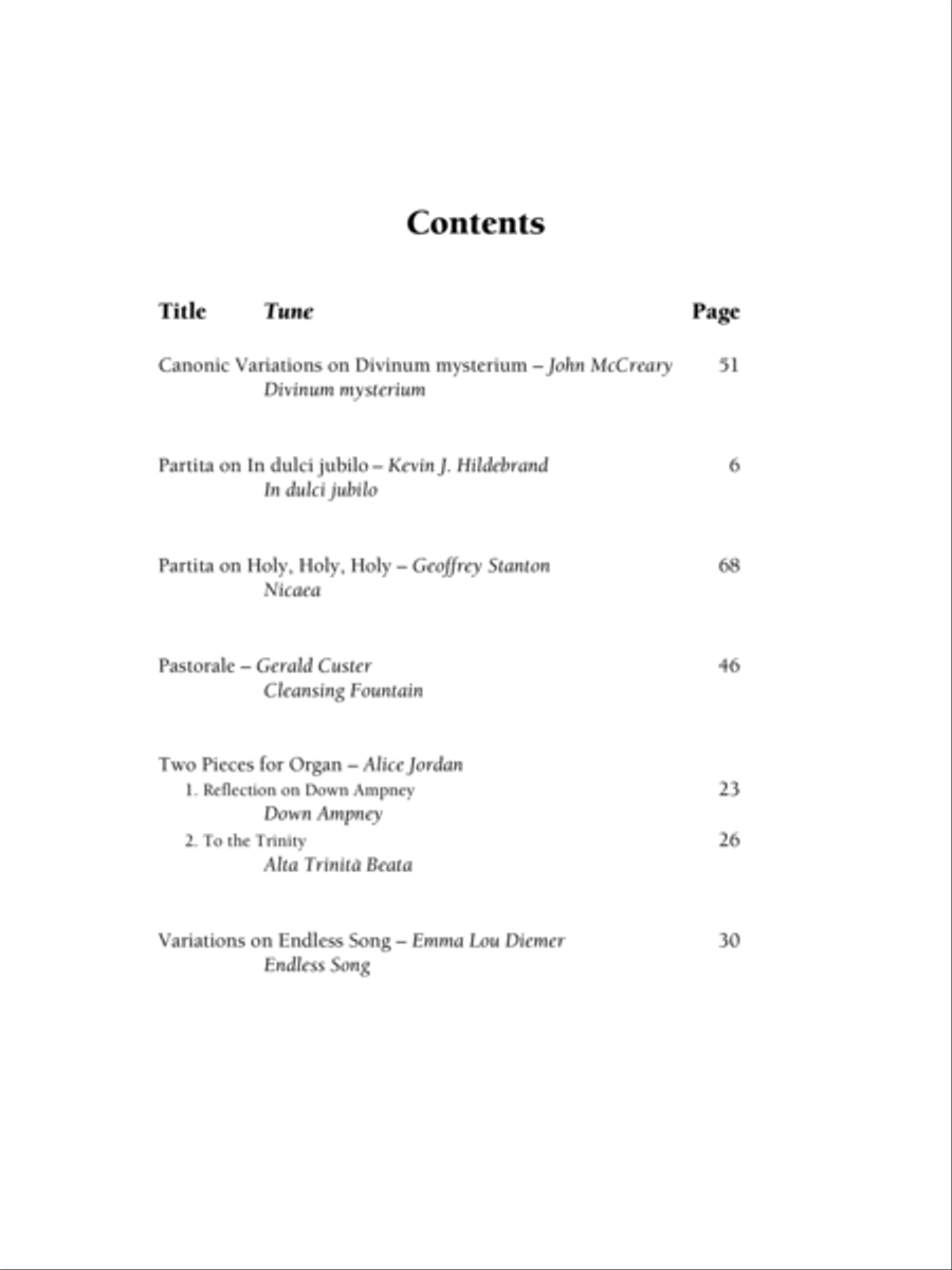 Marilyn Mason Music Library, Volume 4 Organ scores gallery preview page 2