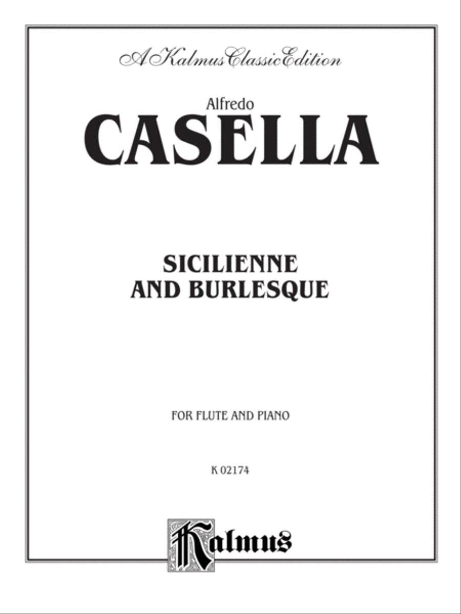 Sicilienne and Burlesque