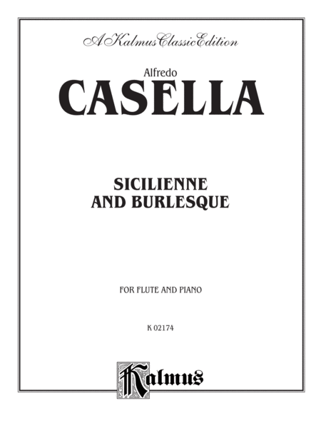 Sicilienne and Burlesque