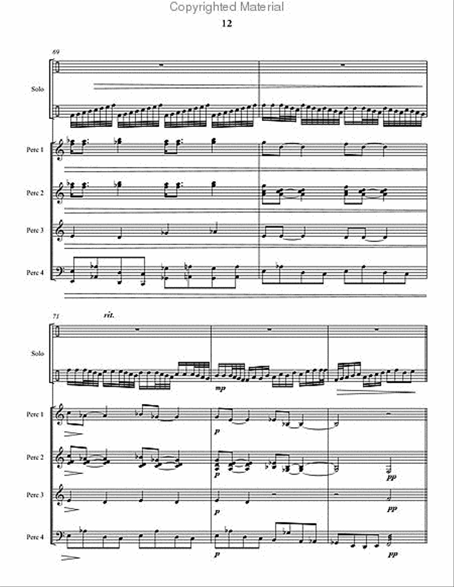 Shadows Percussion Ensemble scores gallery preview page 13