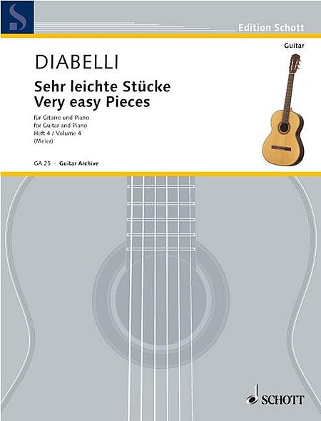 Very Easy Pieces for Guitar and Piano