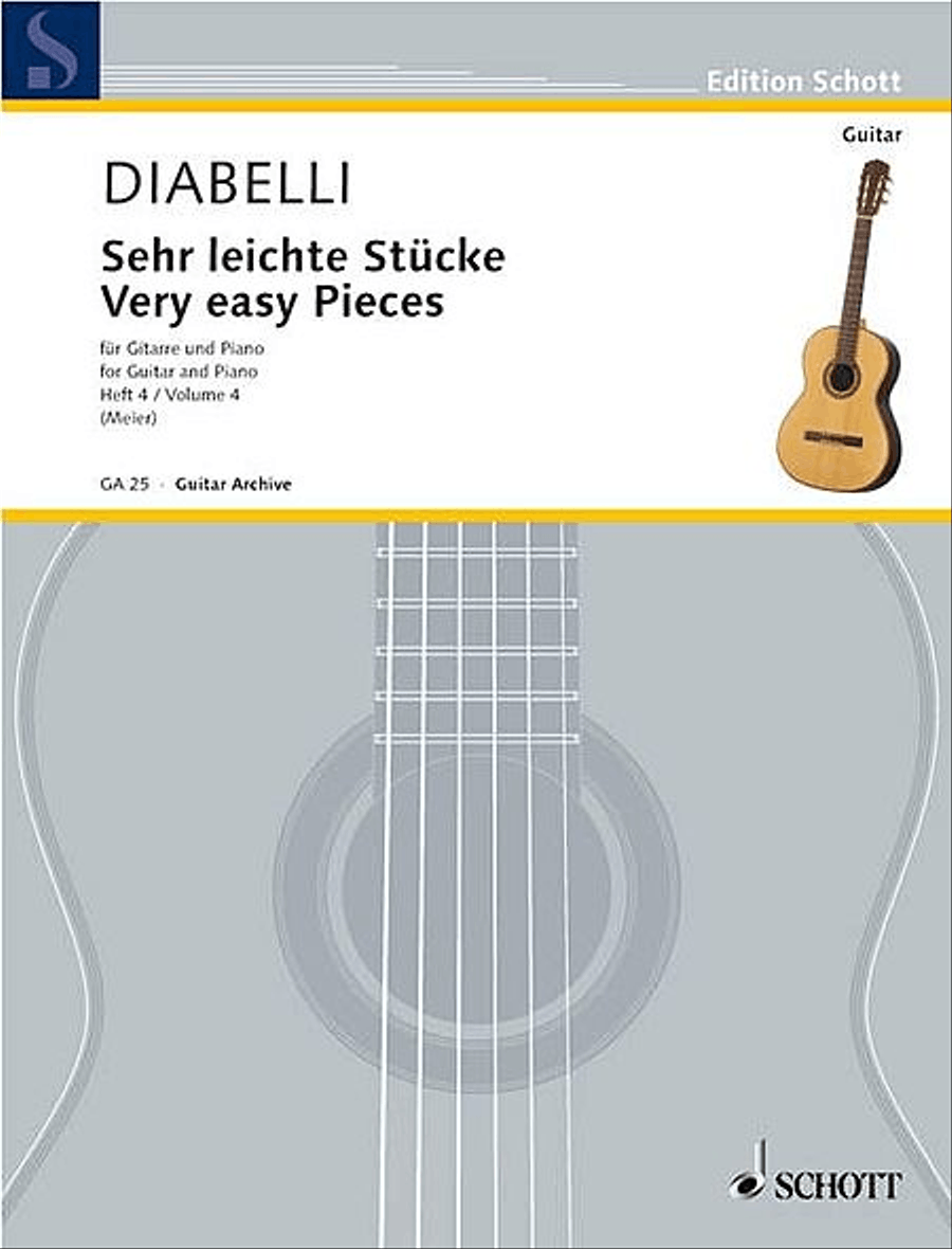 Very Easy Pieces for Guitar and Piano Acoustic Guitar scores gallery preview page 1