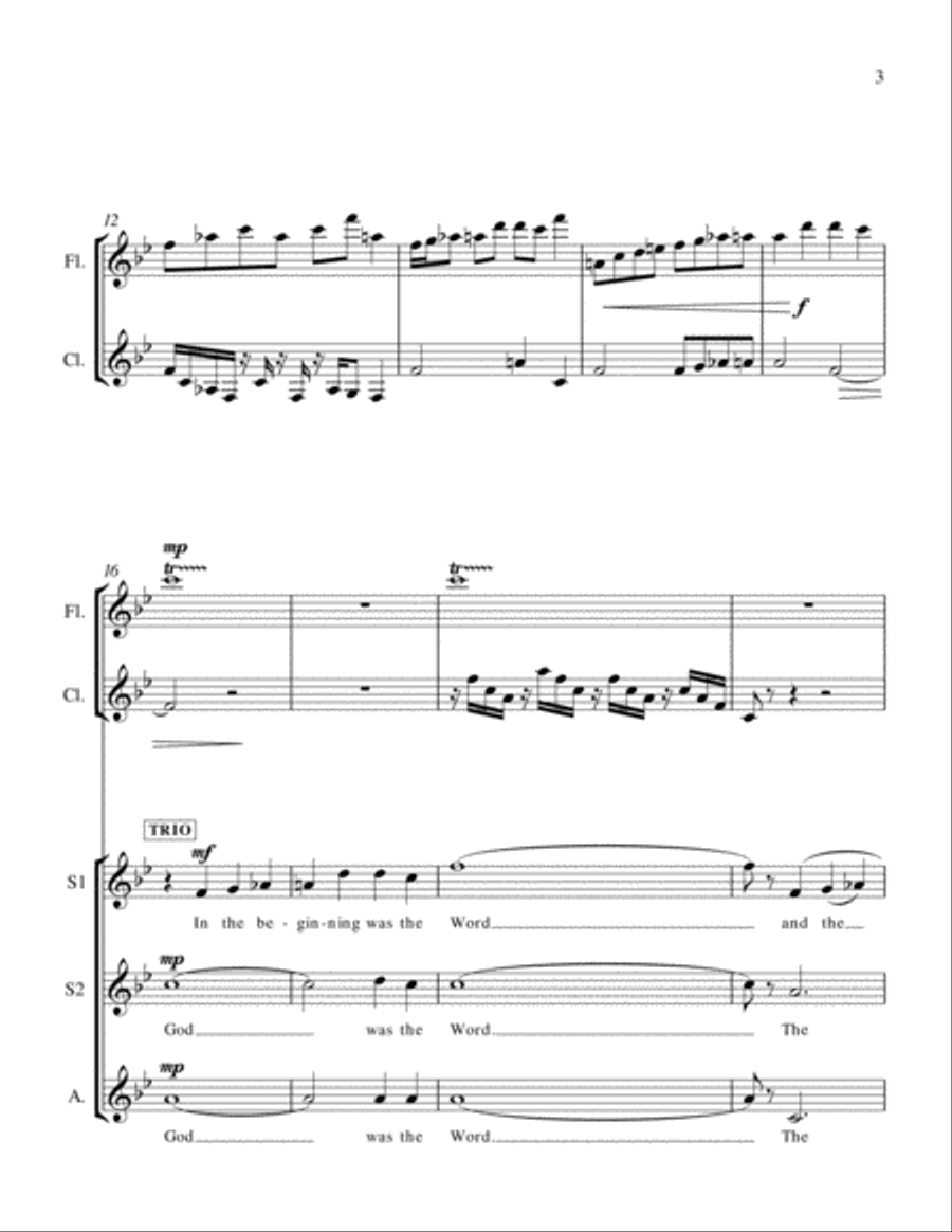 IN THE BEGINNING WAS THE WORD (SSATB) – John 1:1-18 SSATB scores gallery preview page 3