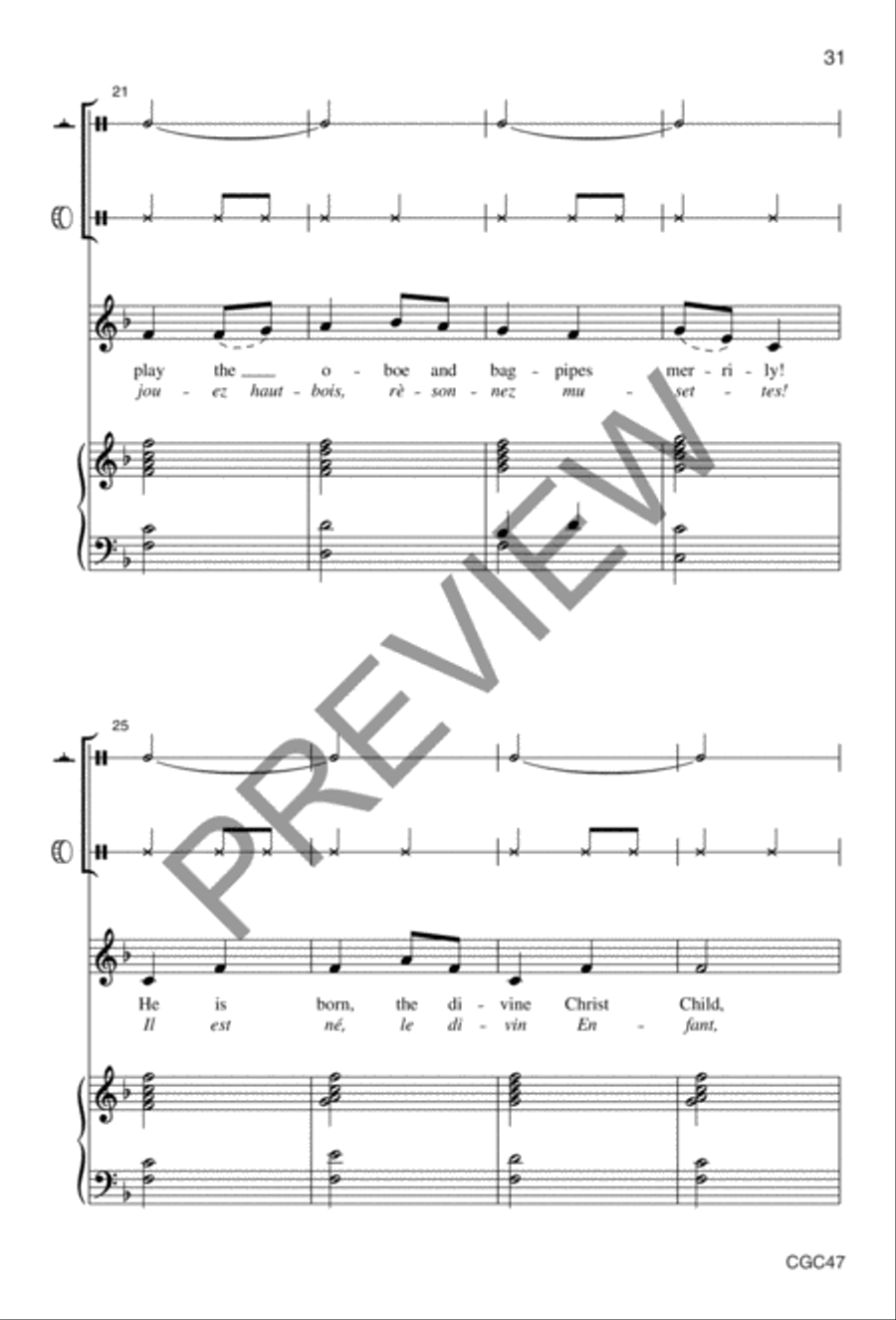 Light of the World (Full Score) Unison Choir scores gallery preview page 19