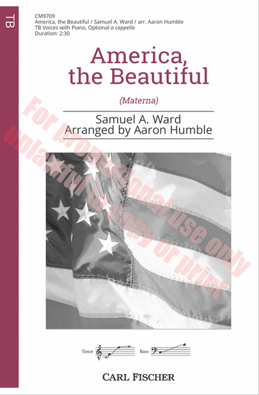 America, the Beautiful TB scores gallery preview page 2