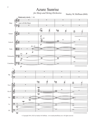 Azure Sunrise (Harp and String Orchestra Version)