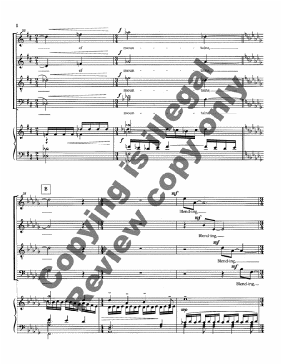 A Festival Song Divisi scores gallery preview page 7