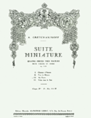 Suite Miniature Op. 145, No. 3 - Au Foyer