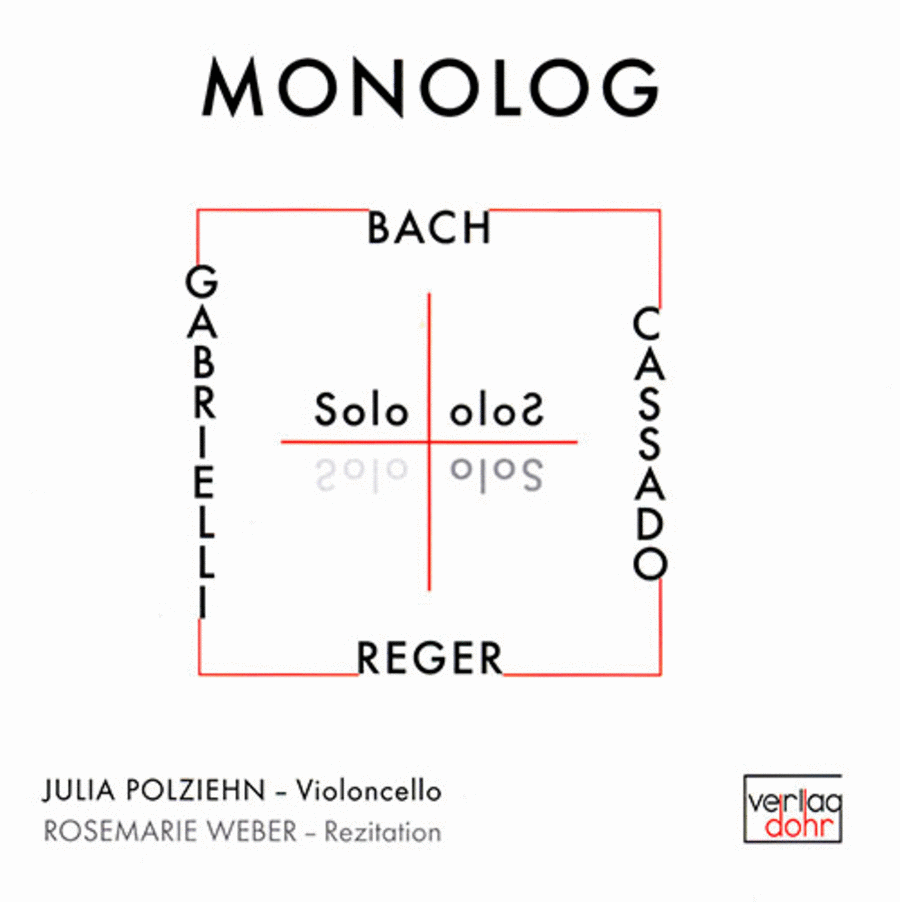 Monolog (Werke für Violoncello solo mit Rezitation) Cello Solo scores gallery preview page 1