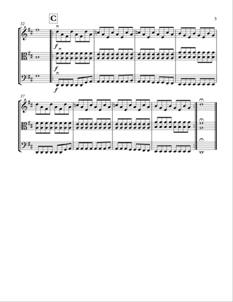 Clocks String Trio scores gallery preview page 4