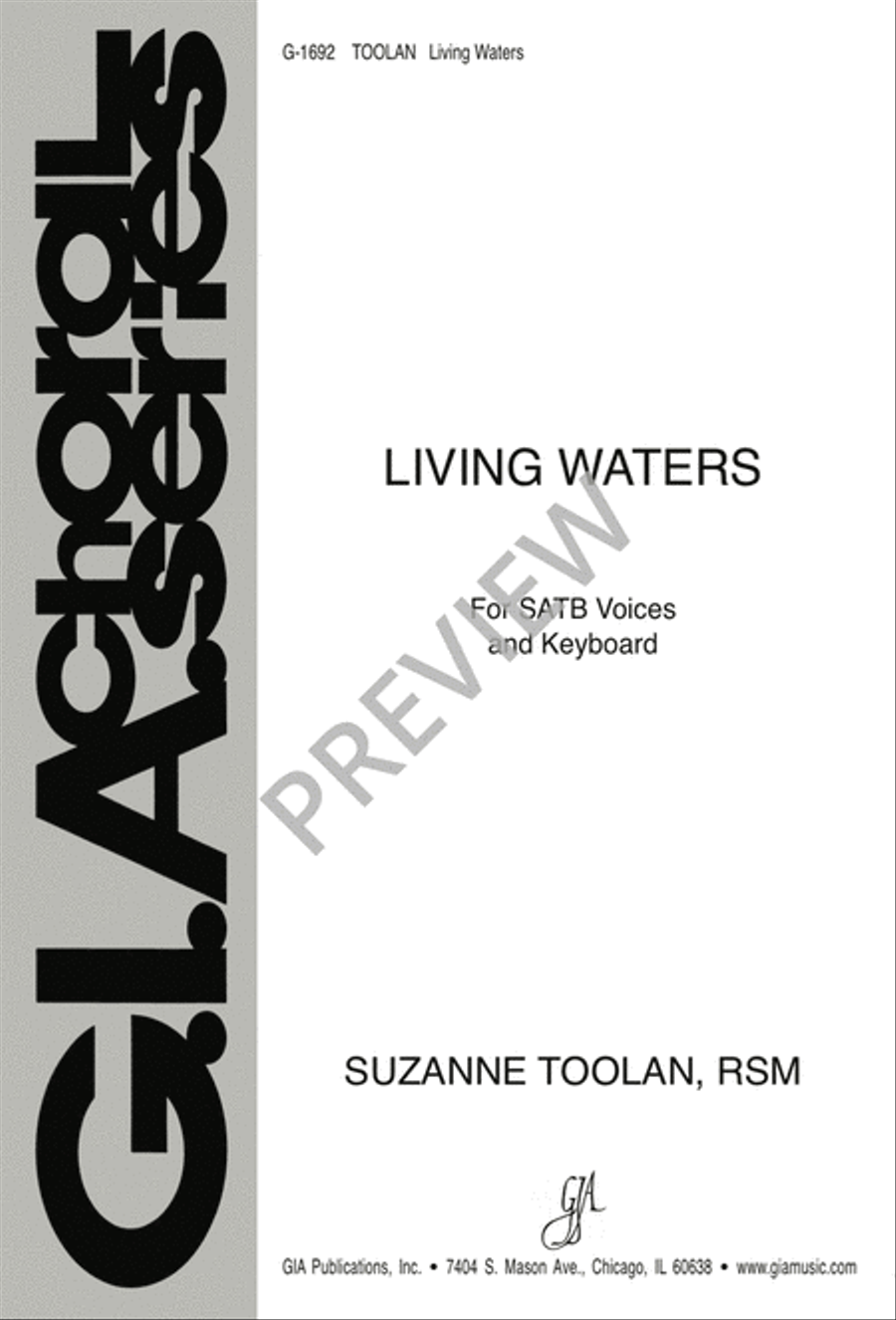 Living Waters - SATB edition 4-Part scores gallery preview page 2