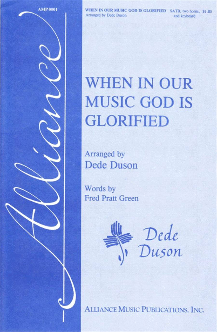 When In Our Music God is Glorified 4-Part scores gallery preview page 1