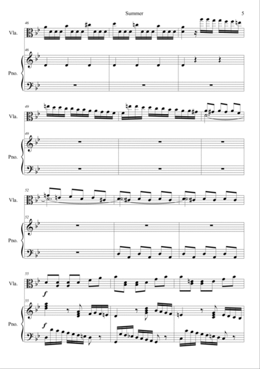 The Four Seasons: Summer 3rd Movement 