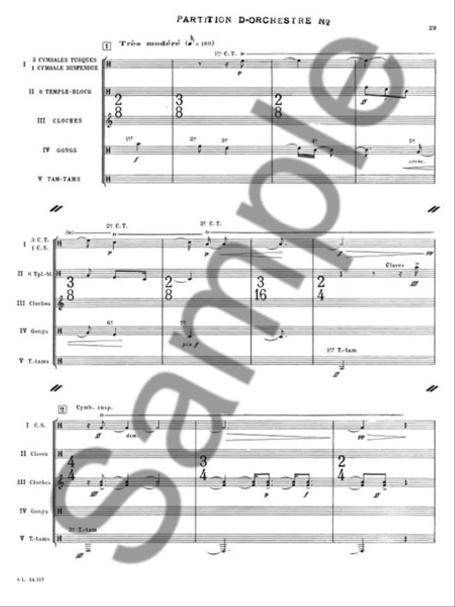 La Transfiguration De Notre-seigneur Jesus-christ Vol.1 Orchestra scores gallery preview page 2