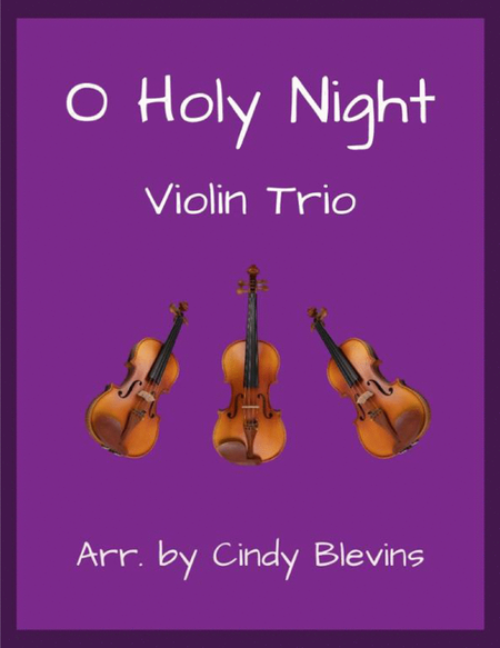 O Holy Night, for Violin Trio image number null