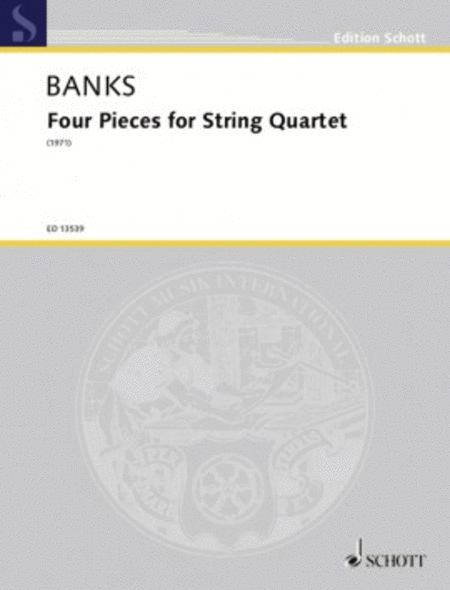 Four (4) Easy Pieces For String Quartet Score And Parts