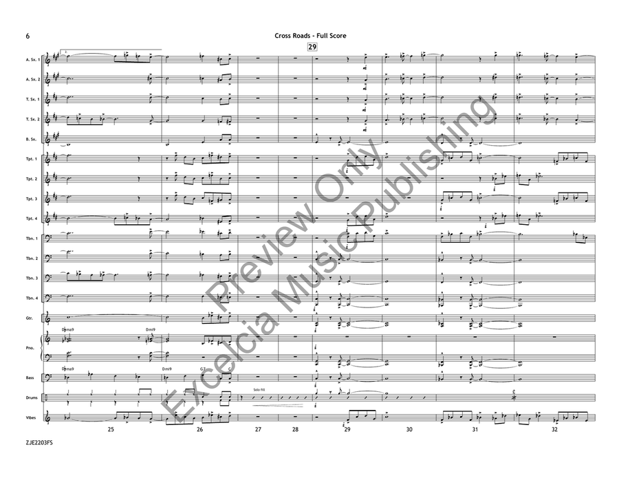 Cross Roads Cross Roads Jazz Ensemble scores gallery preview page 5