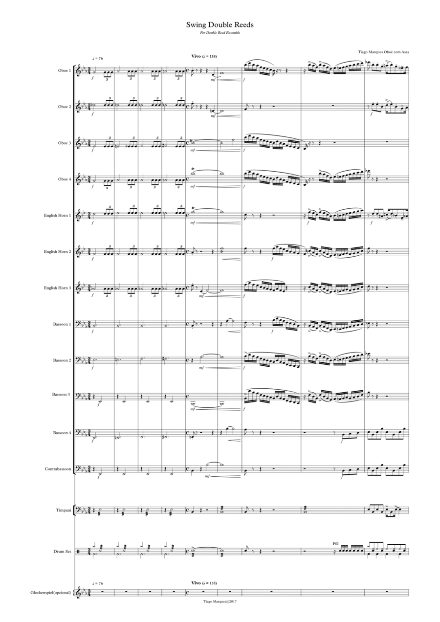 Swing Double reeds Large Ensemble scores gallery preview page 1