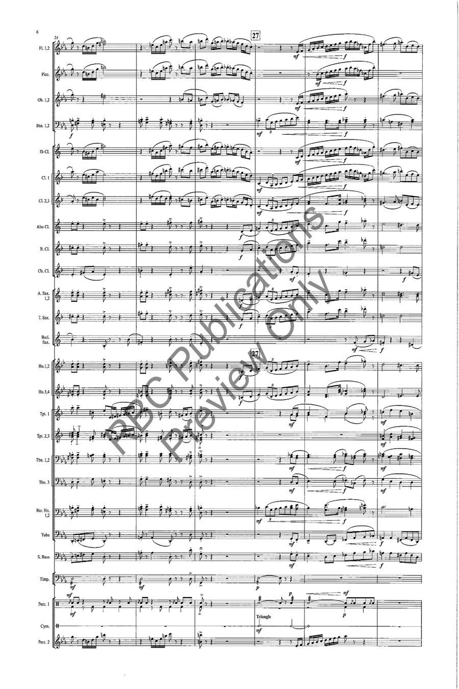 Honor And Glory (Score) Honor And Glory (Score) Concert Band scores gallery preview page 7