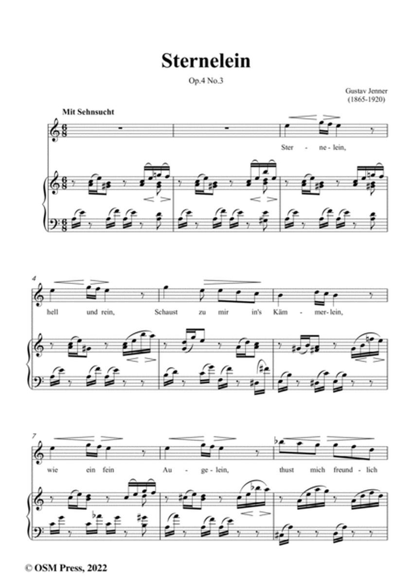 Jenner-Sternelein,in a minor,Op.4 No.3