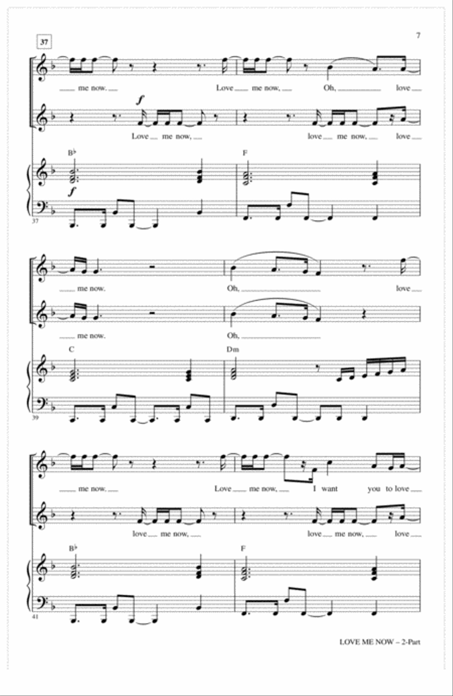 Love Me Now Love Me Now 2-Part scores gallery preview page 6