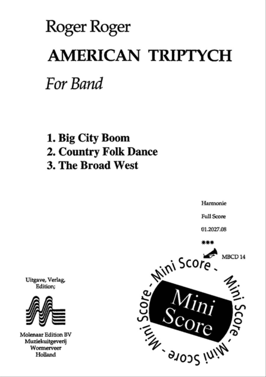 American Triptych American Triptych Concert Band scores gallery preview page 3