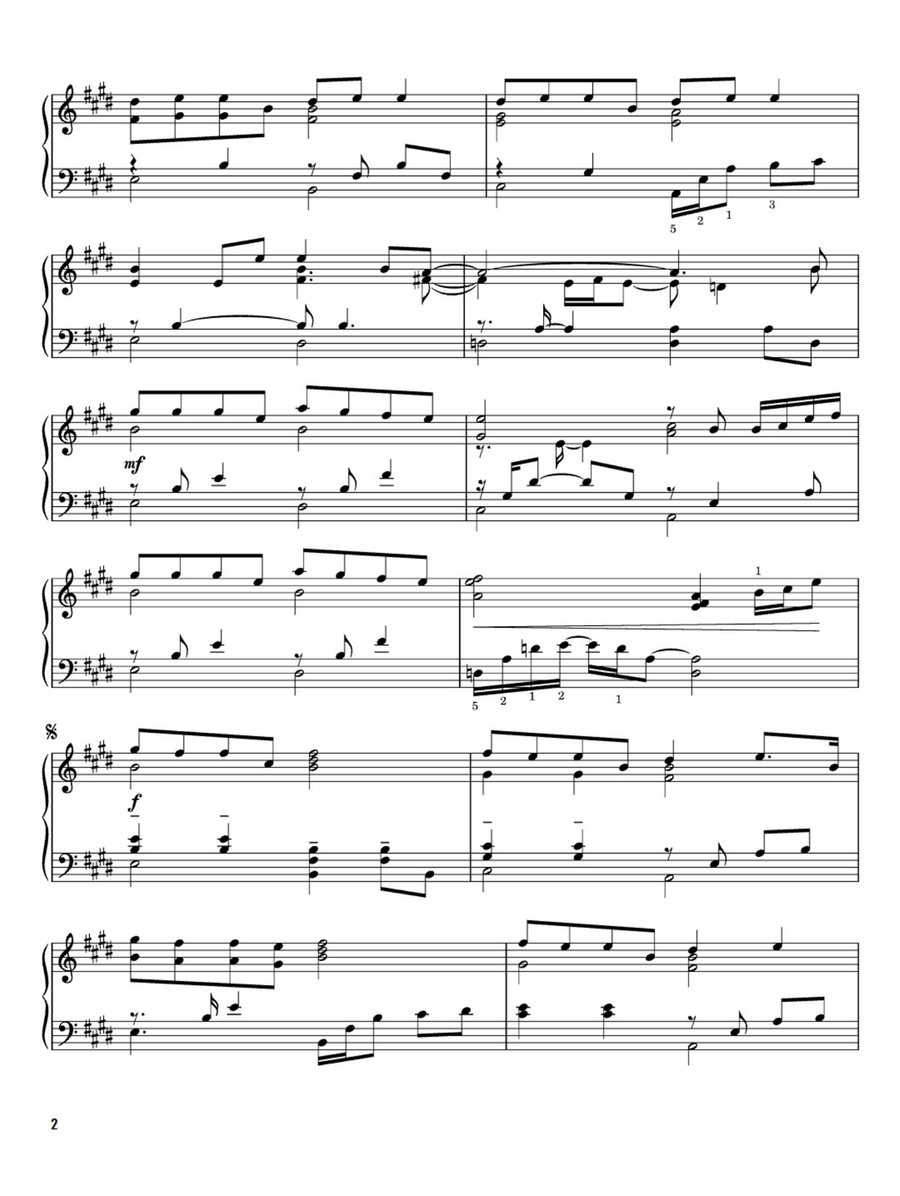 Take A Bow Easy Piano scores gallery preview page 2
