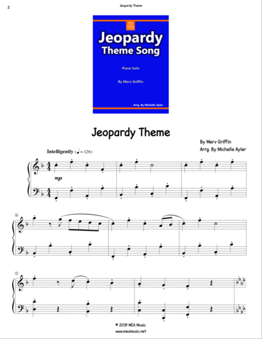 Jeopardy theme song discount