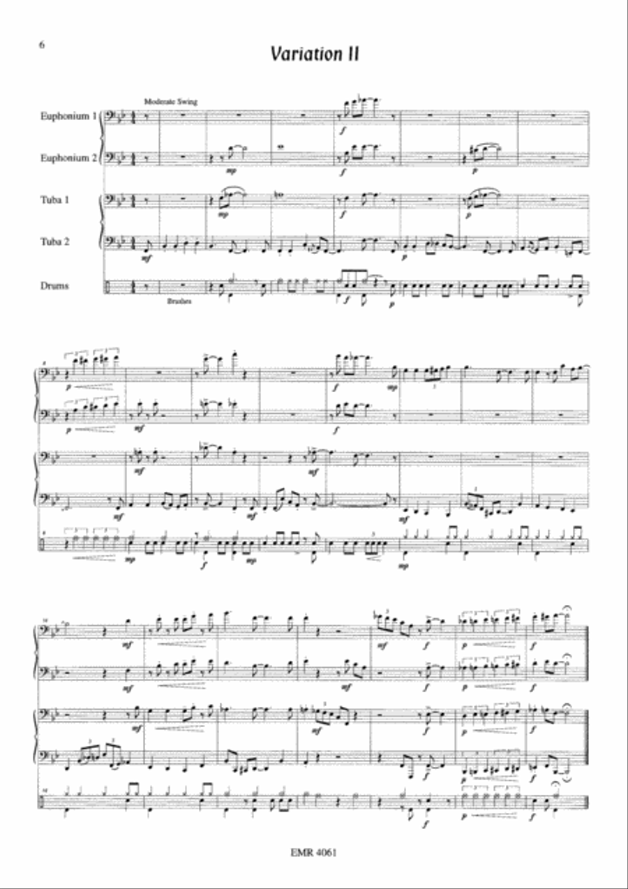 Die Forelle Die Forelle Tuba Quartet scores gallery preview page 7
