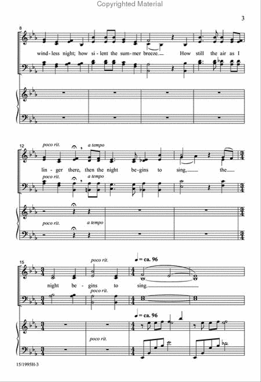 Be Still, Look Up and Listen 4-Part scores gallery preview page 3