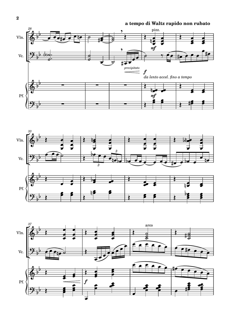 La valse a Margaux La valse a Margaux Piano Trio scores gallery preview page 6