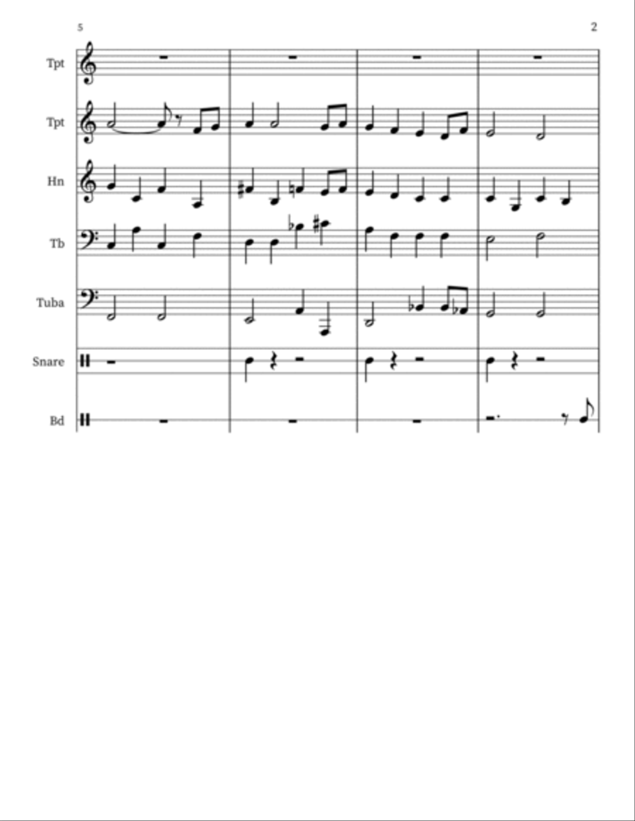 Make Us One Small Ensemble scores gallery preview page 2