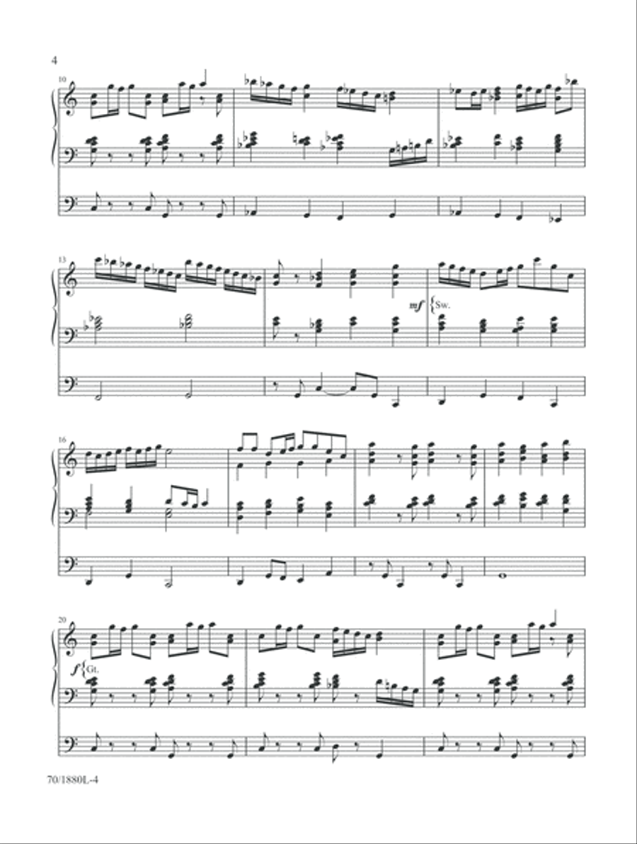 Music for Celebration and Reflection Organ scores gallery preview page 4