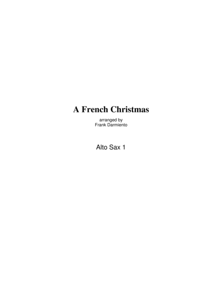 French Christmas, A (concert band) – PART SET 2 OF 3 image number null