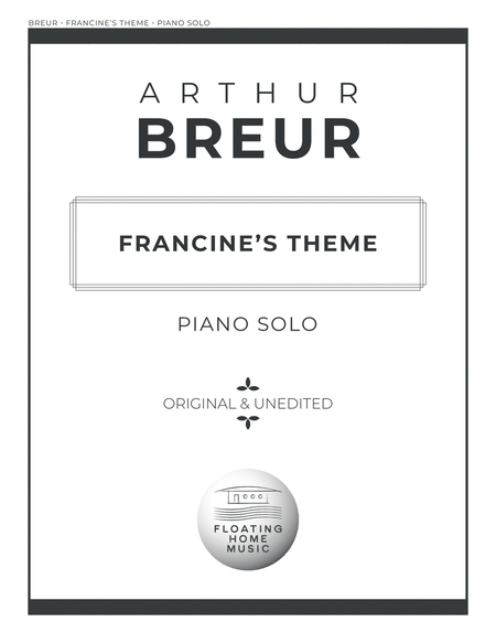 Francine's Theme - Piano Solo image number null
