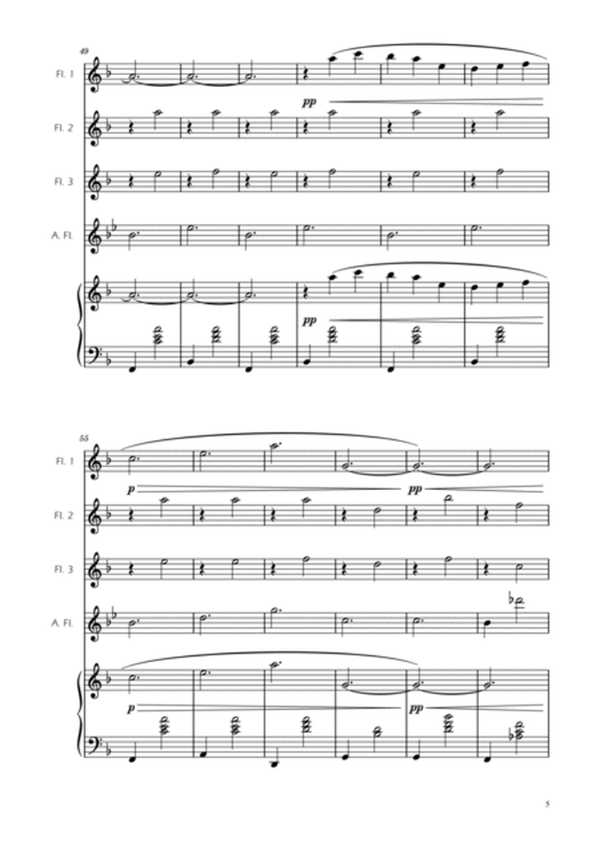 Gymnopedie No. 1 - Flute Quartet image number null