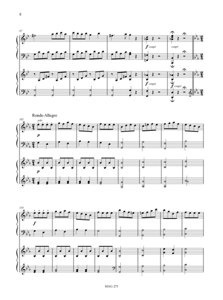 Duo Op. 10 No. 3 for 2 Harps