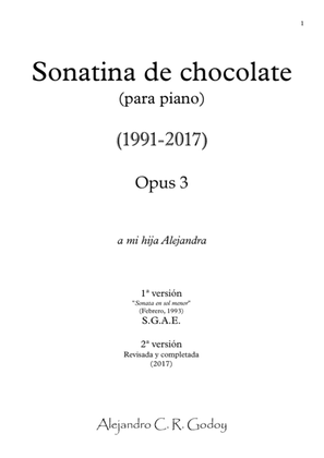 Sonatina de chocolate, Op.3 (para piano) (2017) - I. Allegro Moderato
