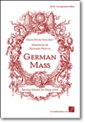Book cover for German Mass - Choral / Accompaniment edition