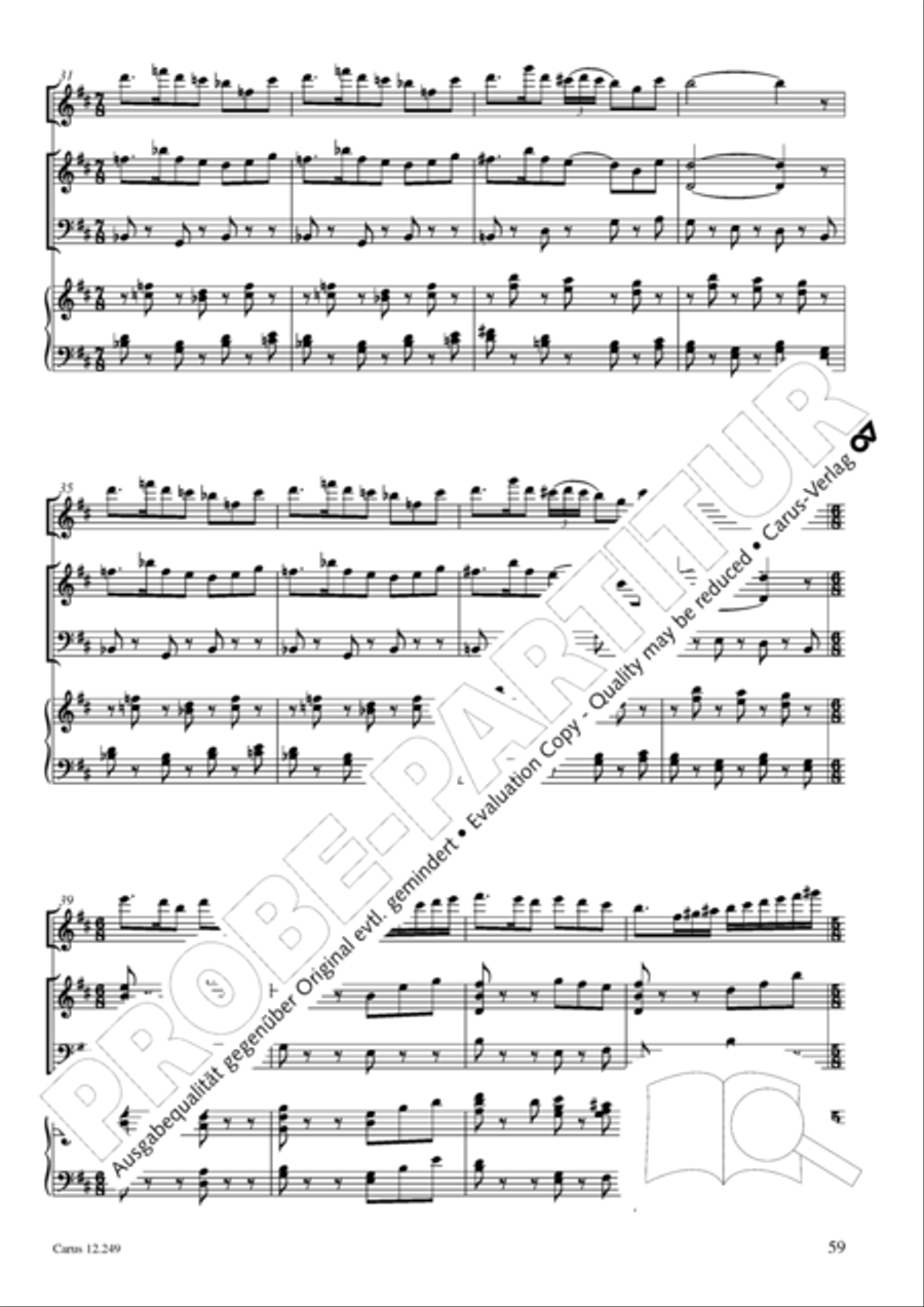 Mause in der Michaelskirche 4-Part scores gallery preview page 60