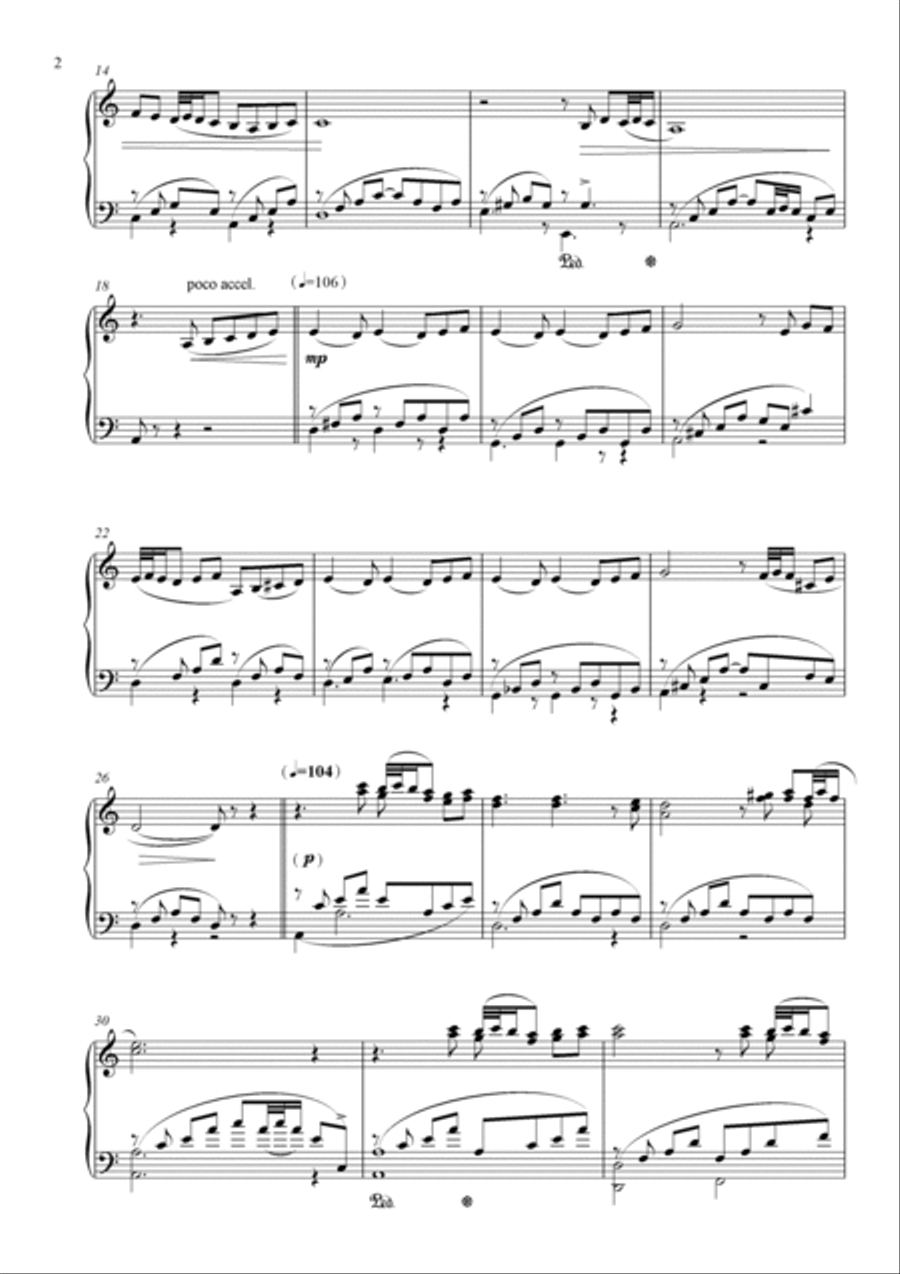 October October Piano Solo scores gallery preview page 2