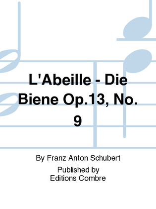 Book cover for L'Abeille - Die Biene Op. 13 No. 9