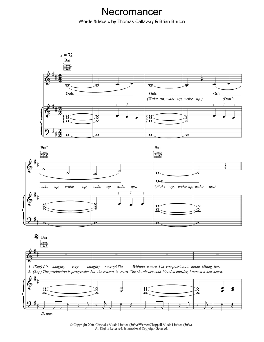 Necromancer Acoustic Guitar scores gallery preview page 1