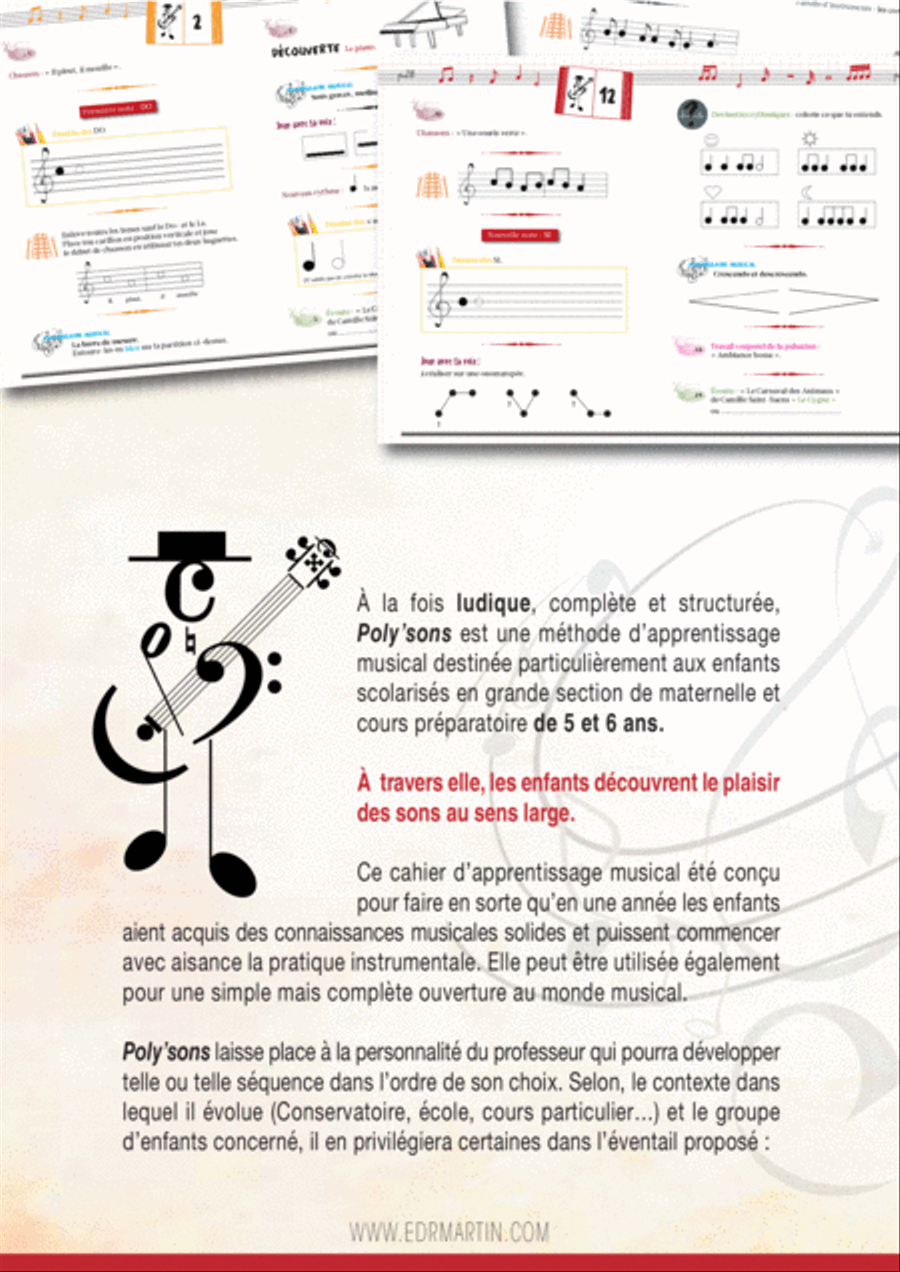 Poly'sons Poly'sons CD scores gallery preview page 3