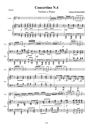 Violin Concertino N. 4