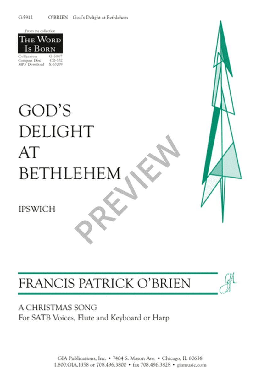God's Delight at Bethlehem image number null