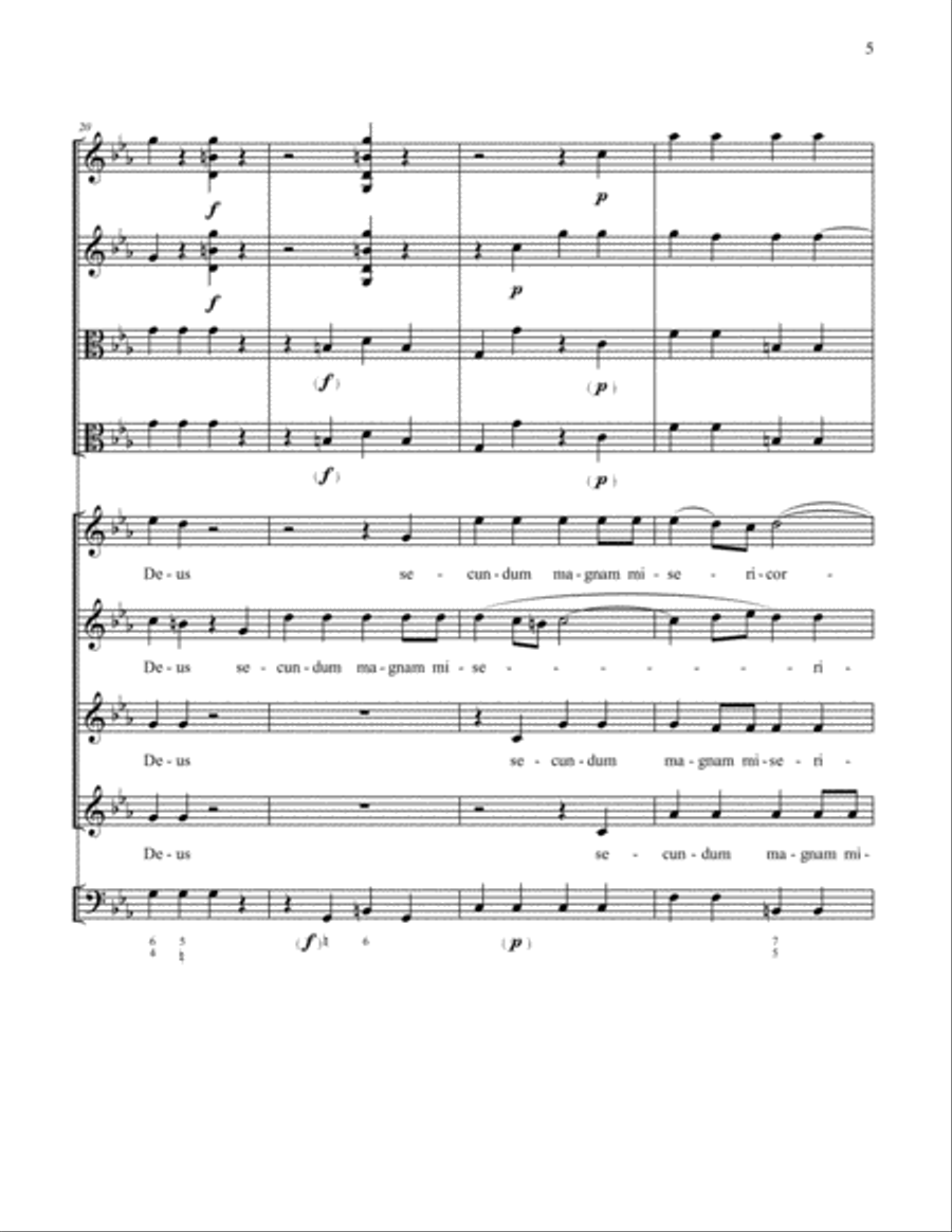 Miserere Mei Deus Miserere Mei Deus SSAA scores gallery preview page 7